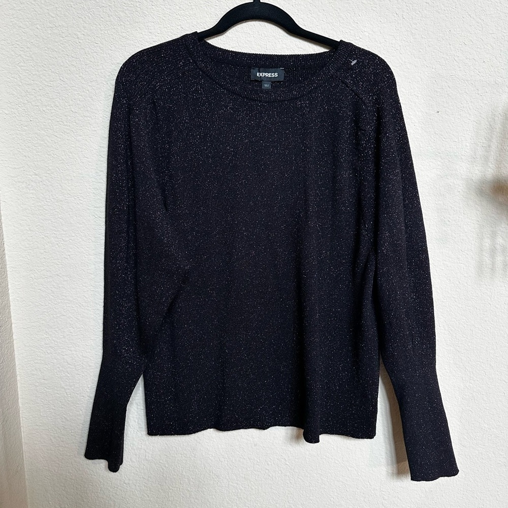 Express Black Women's Crew Neck Sweater